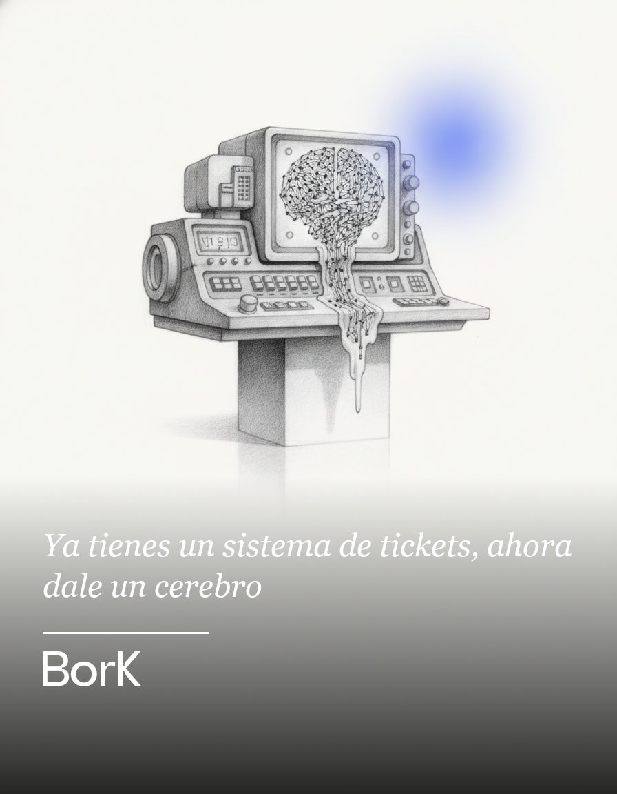 Ya tienes un sistema de tickets, ahora dale un cerebro: Cómo inyectar IA agéntica en tu mesa de ayuda actual